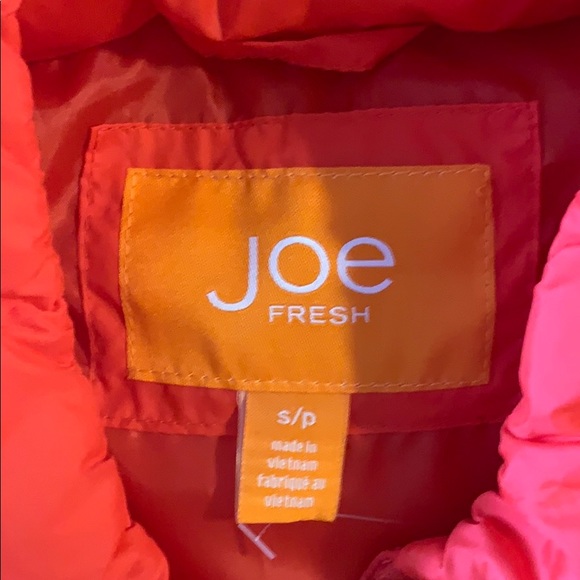 Joes fresh redy orange puffer vest - Picture 2 of 4